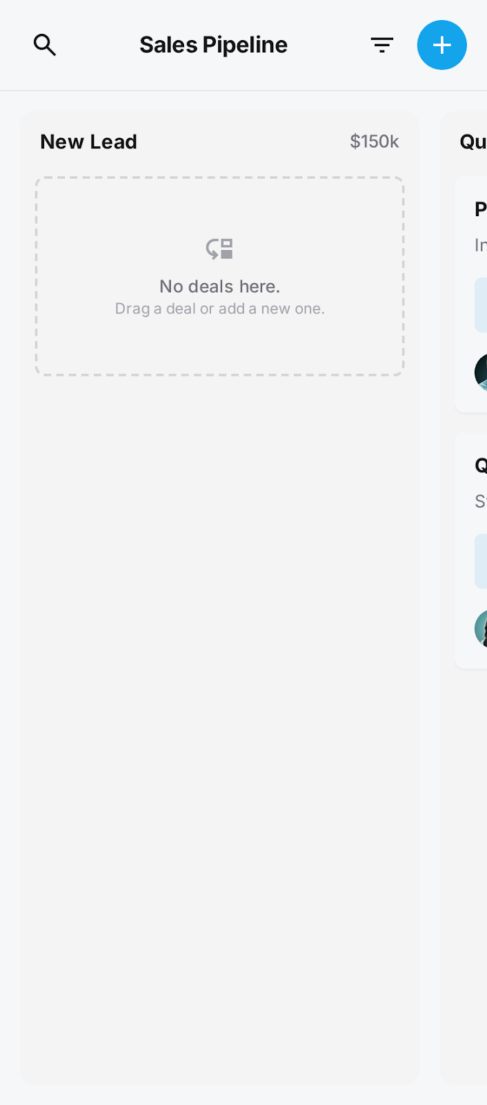 SmartCRM AI mobile screen 5