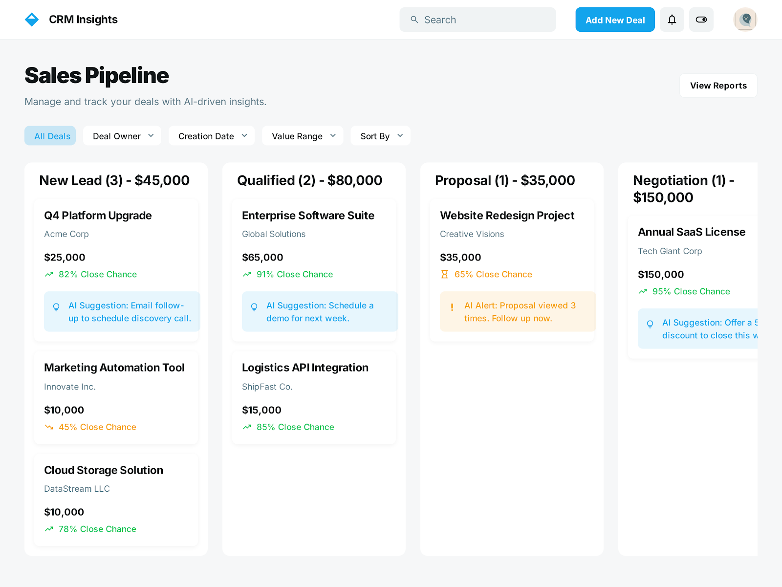 SmartCRM AI Screen 5
