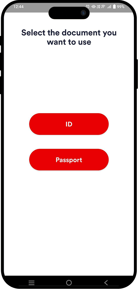 verifynow mobile screen 1